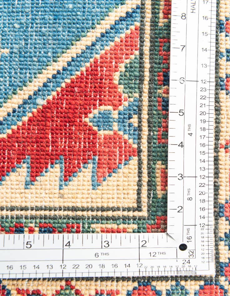 Detail image of  4' x 6'  Hand Knotted Kazak Rug