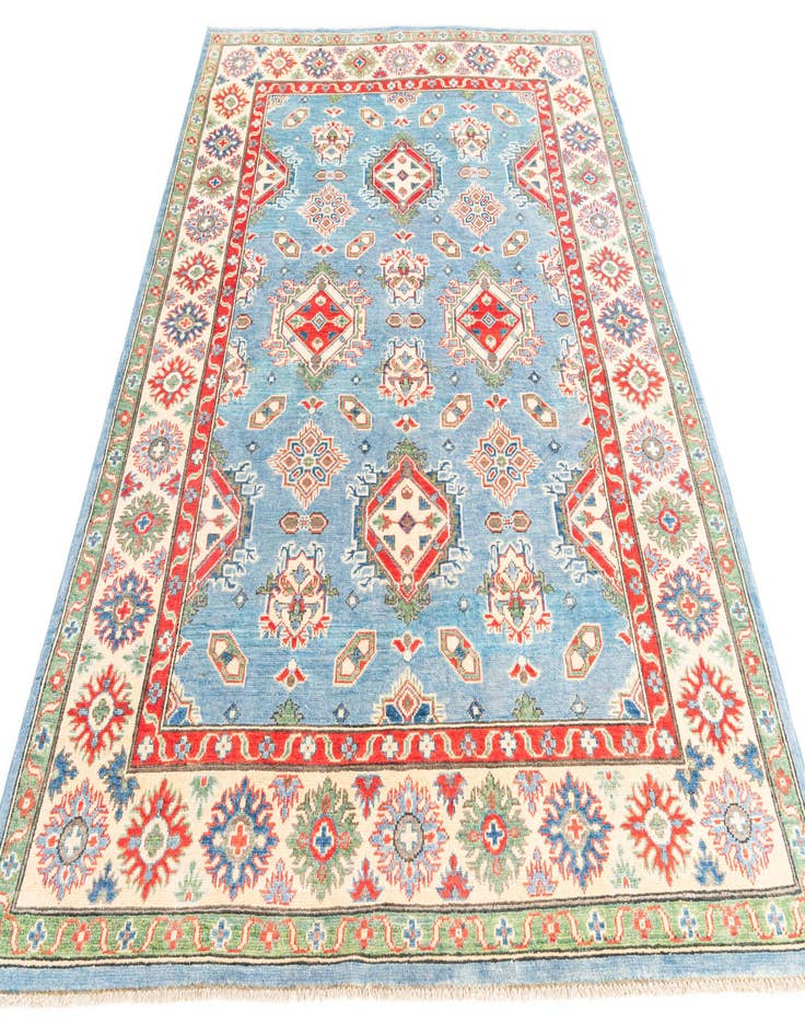 Detail image of  5' 7 x 7' 9  Hand Knotted Kazak Rug