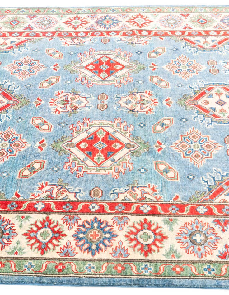 Detail image of  5' 7 x 7' 9  Hand Knotted Kazak Rug