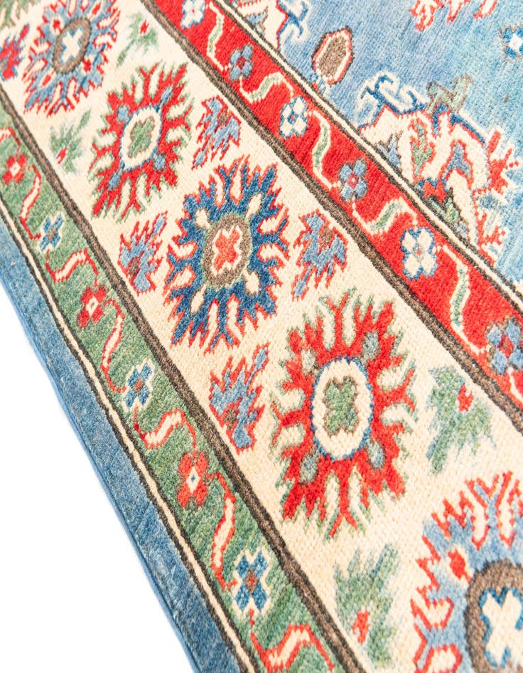 Detail image of  5' 7 x 7' 9  Hand Knotted Kazak Rug