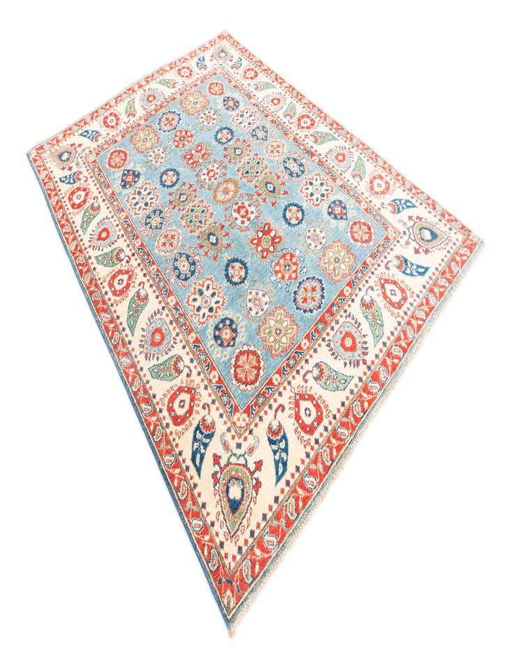 Detail image of  5' 8 x 7' 9  Hand Knotted Kazak Rug