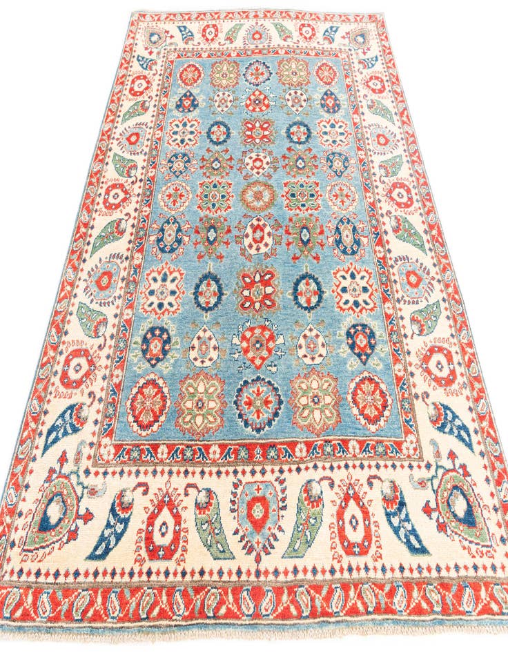 Detail image of  5' 8 x 7' 9  Hand Knotted Kazak Rug