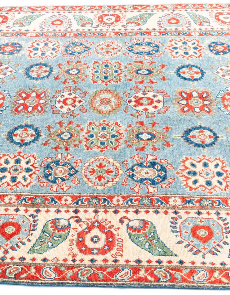 Detail image of  5' 8 x 7' 9  Hand Knotted Kazak Rug