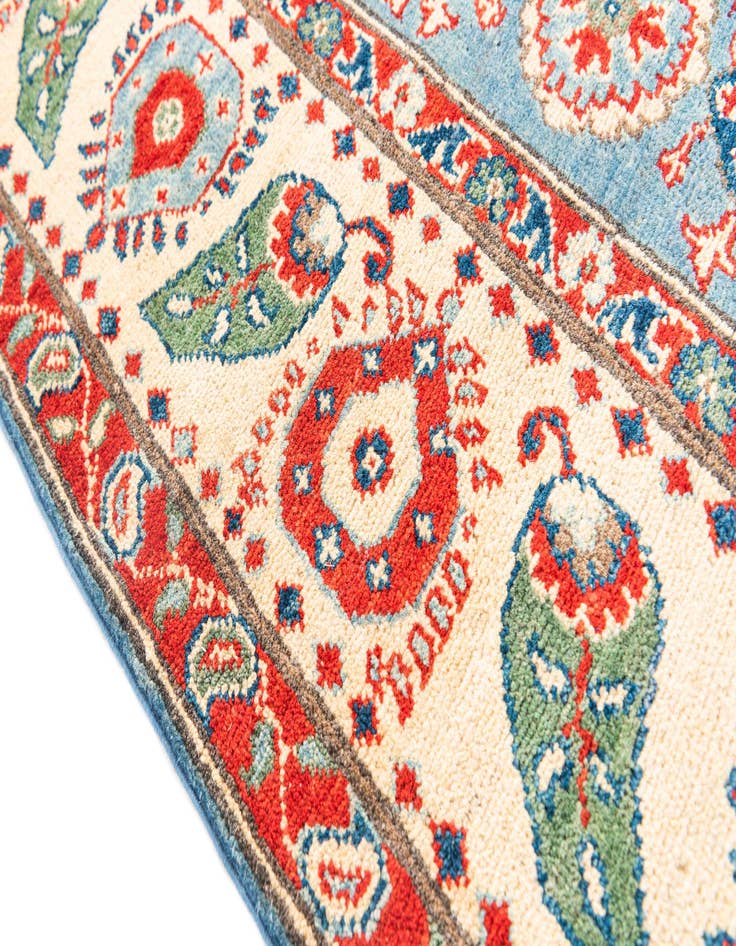 Detail image of  5' 8 x 7' 9  Hand Knotted Kazak Rug