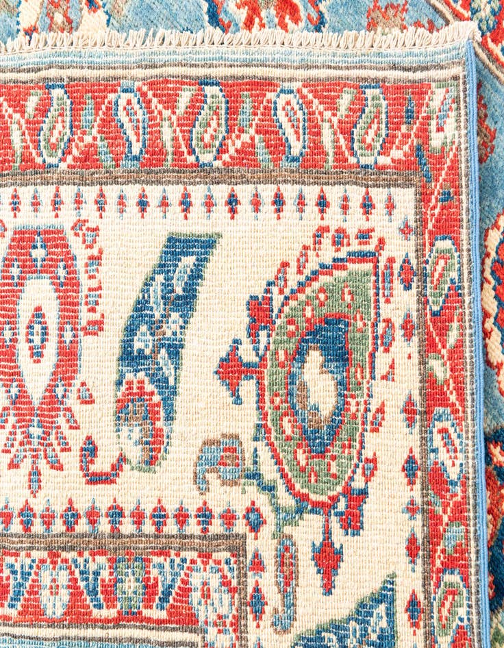 Detail image of  5' 8 x 7' 9  Hand Knotted Kazak Rug