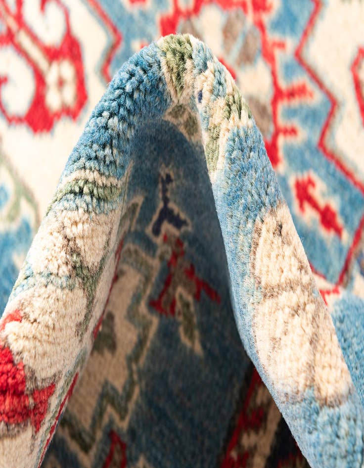 Detail image of 5' 1 x 6' 10 Hand Knotted Kazak Rug