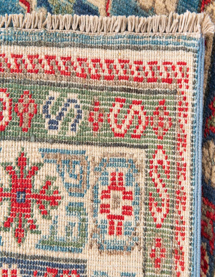 Detail image of 5' 1 x 6' 10 Hand Knotted Kazak Rug