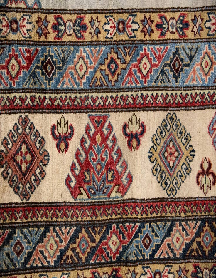 Detail image of  11' 8 x 17' 9  Hand Knotted Kazak Rug