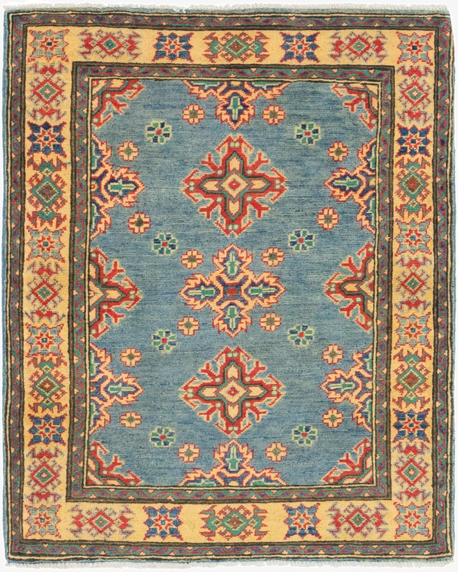  3' x 3' 10  Hand Knotted Kazak Rug