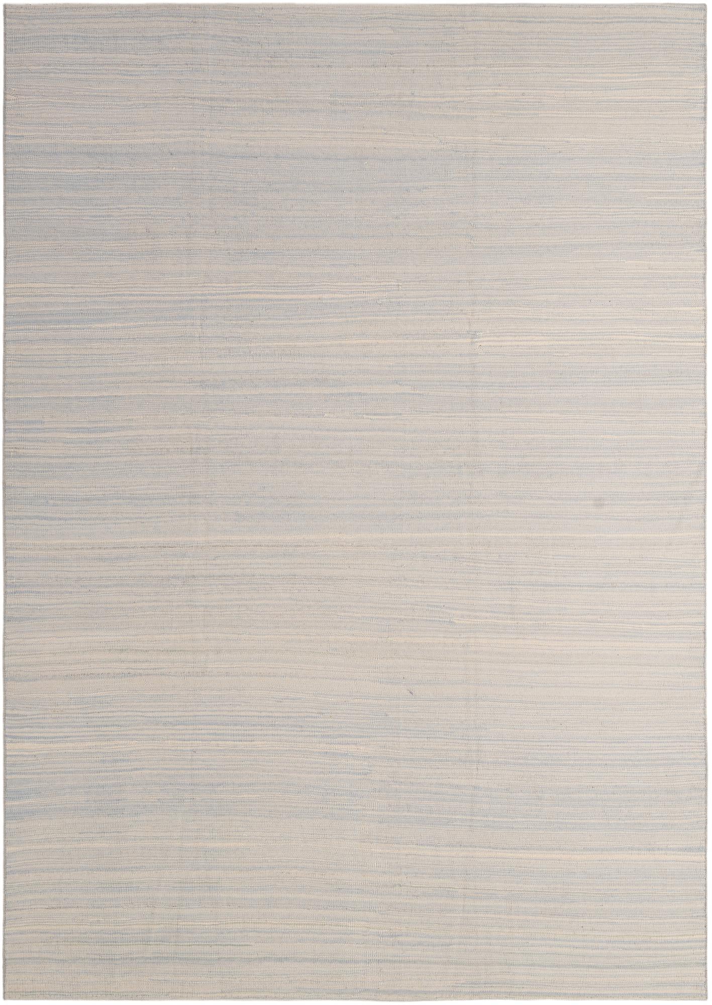  6' 8 x 9' 3  Hand Woven Kilim Modern Wool Rug