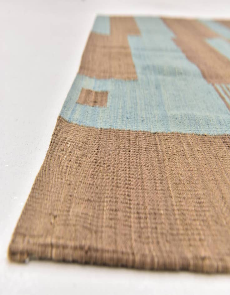 Detail image of  4' 4 x 5' 10  Hand Woven Kilim Modern Wool Rug