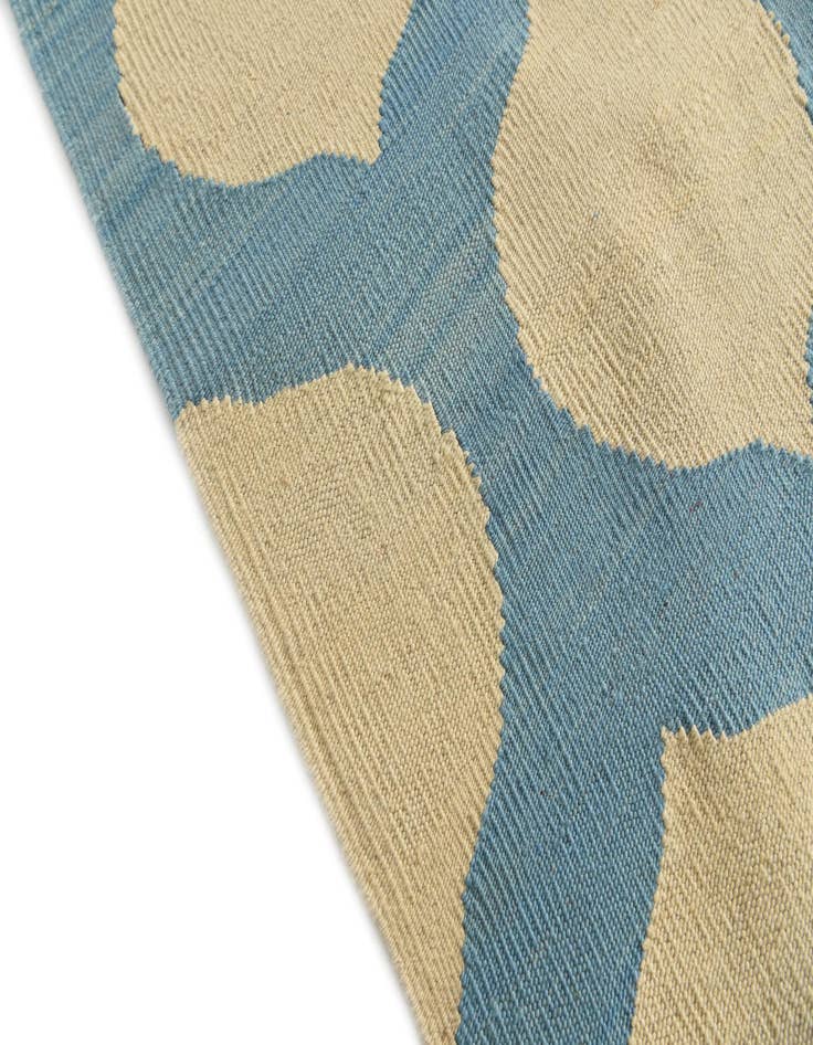 Detail image of  7' x 9' 8  Hand Woven Kilim Modern Wool Rug