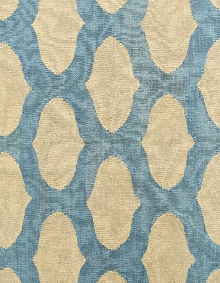 Detail image of  7' x 9' 8  Hand Woven Kilim Modern Wool Rug