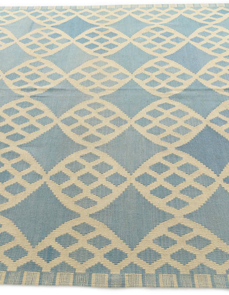 Detail image of  7' 1 x 9' 8  Hand Woven Kilim Modern Wool Rug