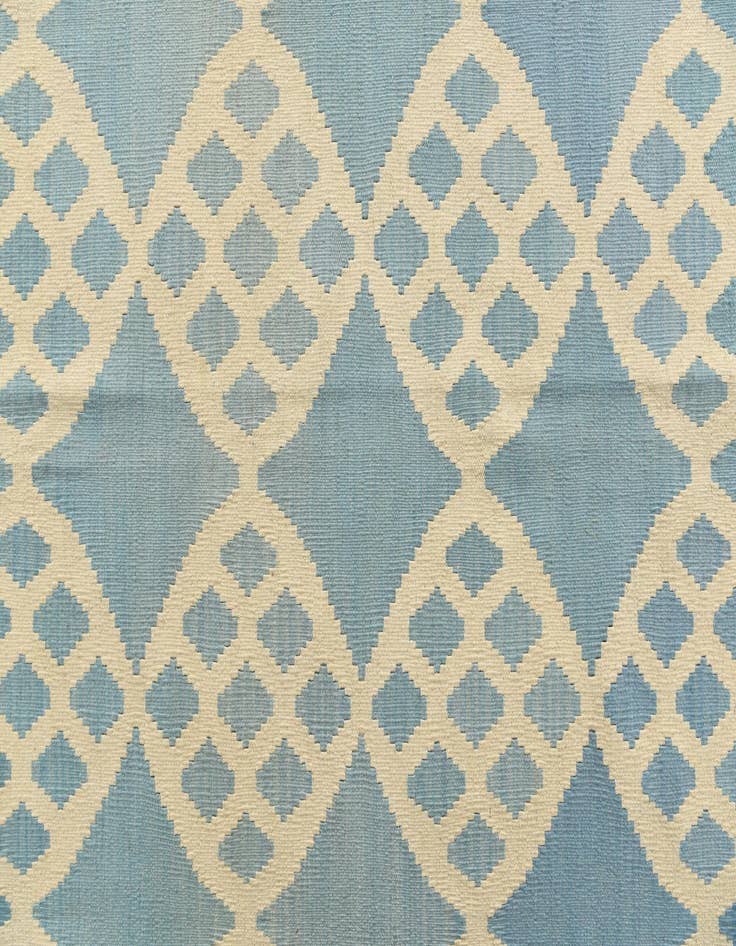 Detail image of  7' 1 x 9' 8  Hand Woven Kilim Modern Wool Rug