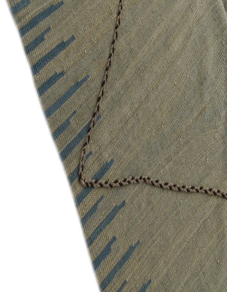 Detail image of  8' 5 x 9' 7  Hand Woven Kilim Modern Wool Rug