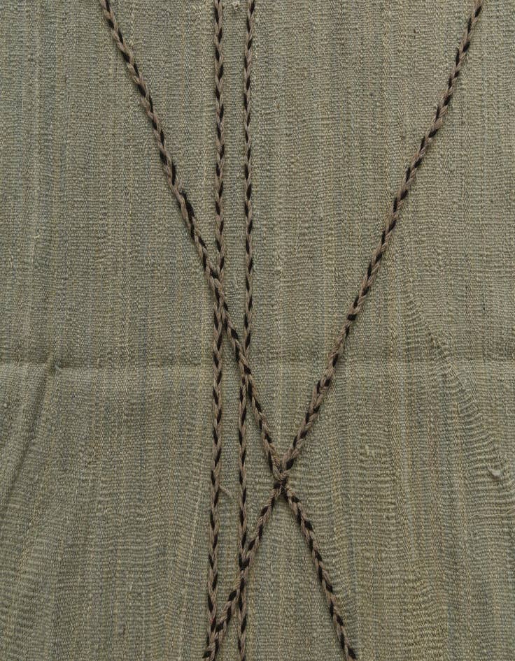 Detail image of  8' 5 x 9' 7  Hand Woven Kilim Modern Wool Rug