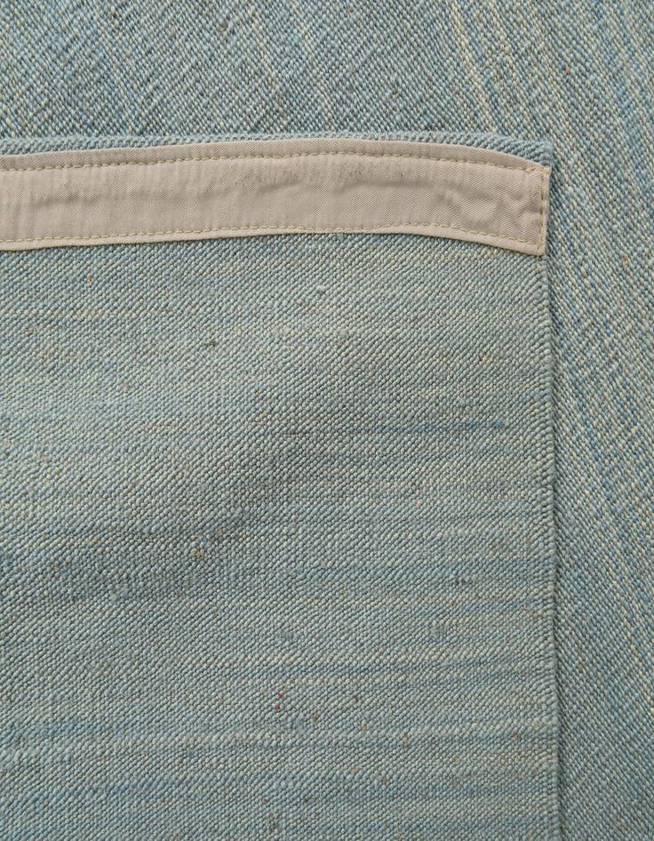 Detail image of  5' 9 x 7' 9  Hand Woven Kilim Modern Wool Rug