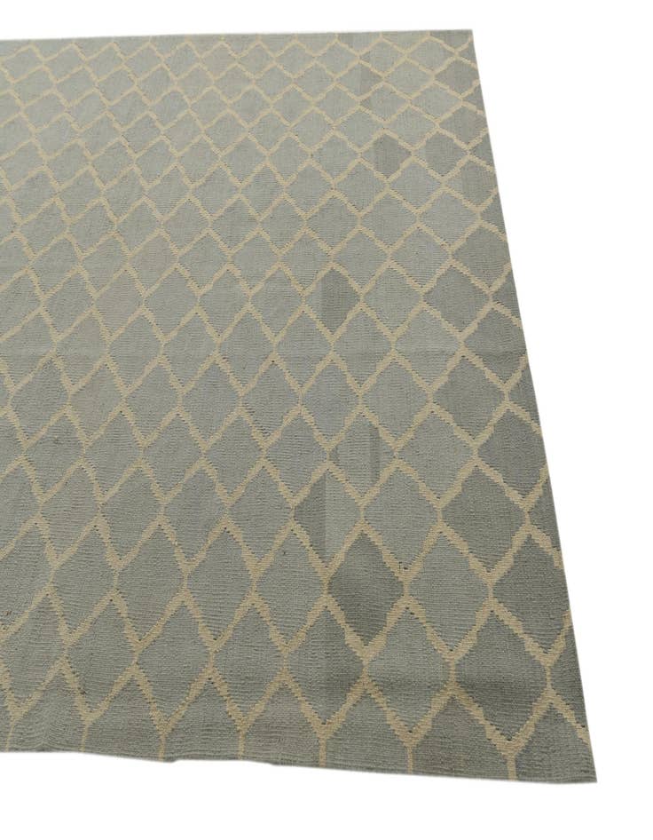 Detail image of  6' x 7' 10  Hand Woven Kilim Modern Wool Rug