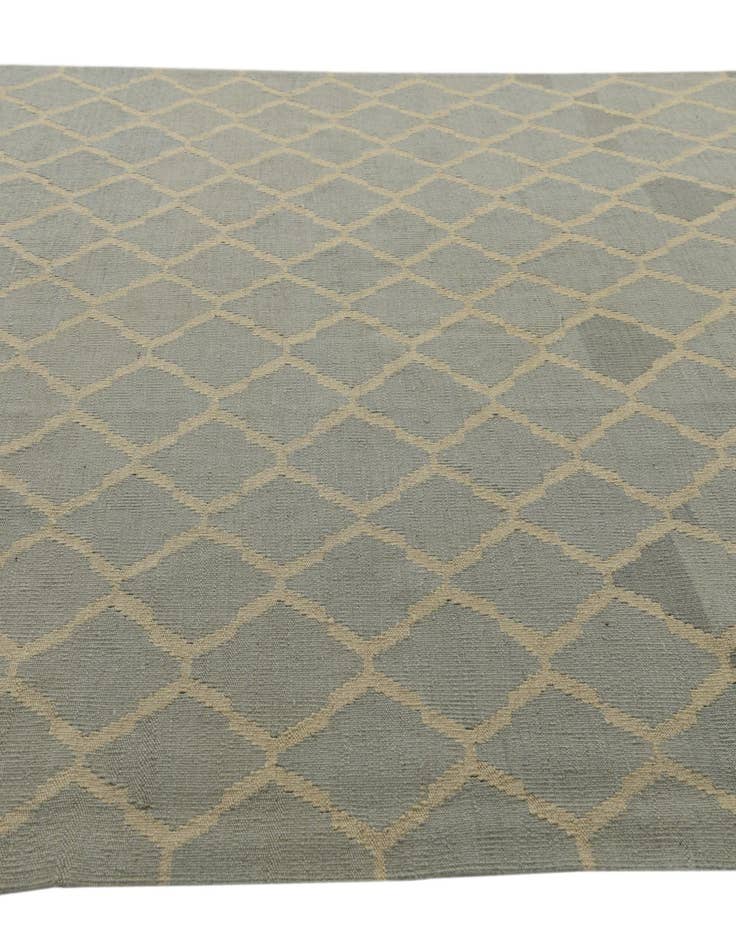 Detail image of  6' x 7' 10  Hand Woven Kilim Modern Wool Rug