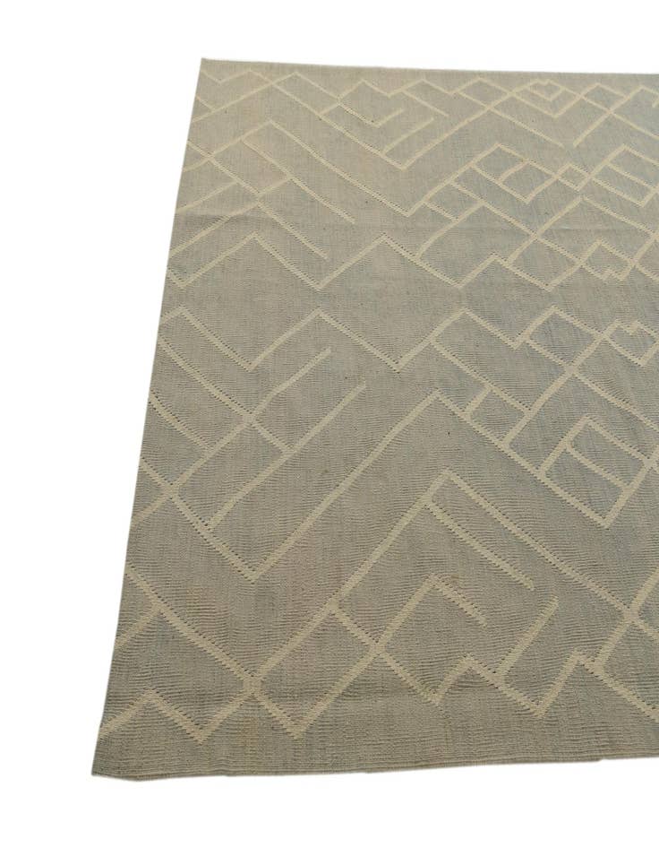 Detail image of  6' x 7' 10  Hand Woven Kilim Modern Wool Rug