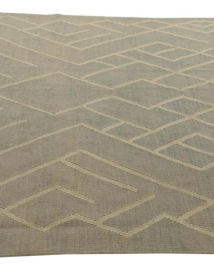 Detail image of  6' x 7' 10  Hand Woven Kilim Modern Wool Rug