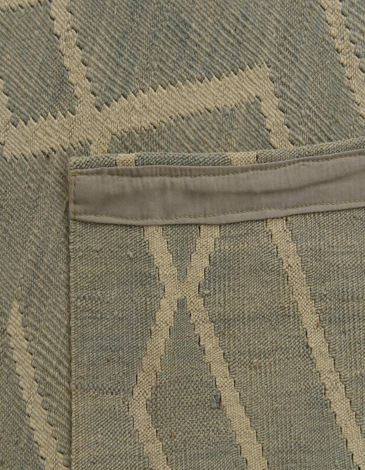 Detail image of  6' x 7' 10  Hand Woven Kilim Modern Wool Rug