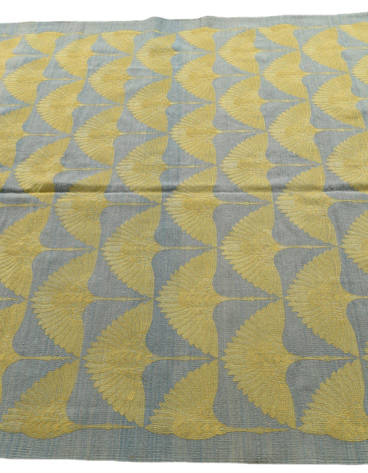 Detail image of  6' 6 x 9' 4  Hand Woven Kilim Modern Wool Rug