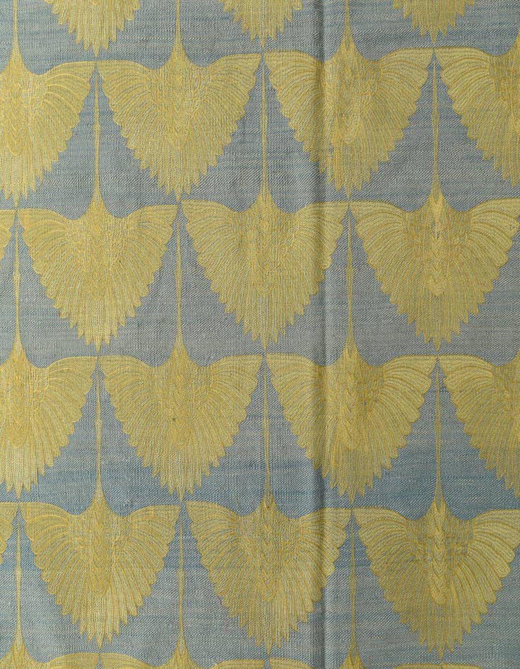 Detail image of  6' 6 x 9' 4  Hand Woven Kilim Modern Wool Rug