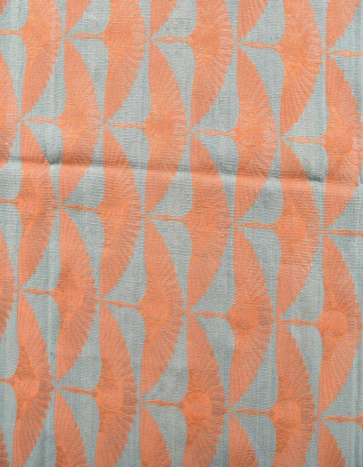 Detail image of  6' 6 x 9' 7  Hand Woven Kilim Modern Wool Rug