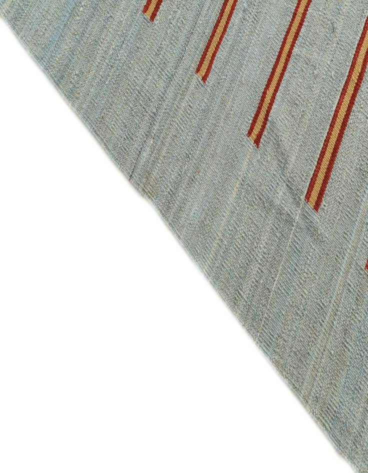 Detail image of  5' 3 x 6' 5  Hand Woven Kilim Modern Wool Rug