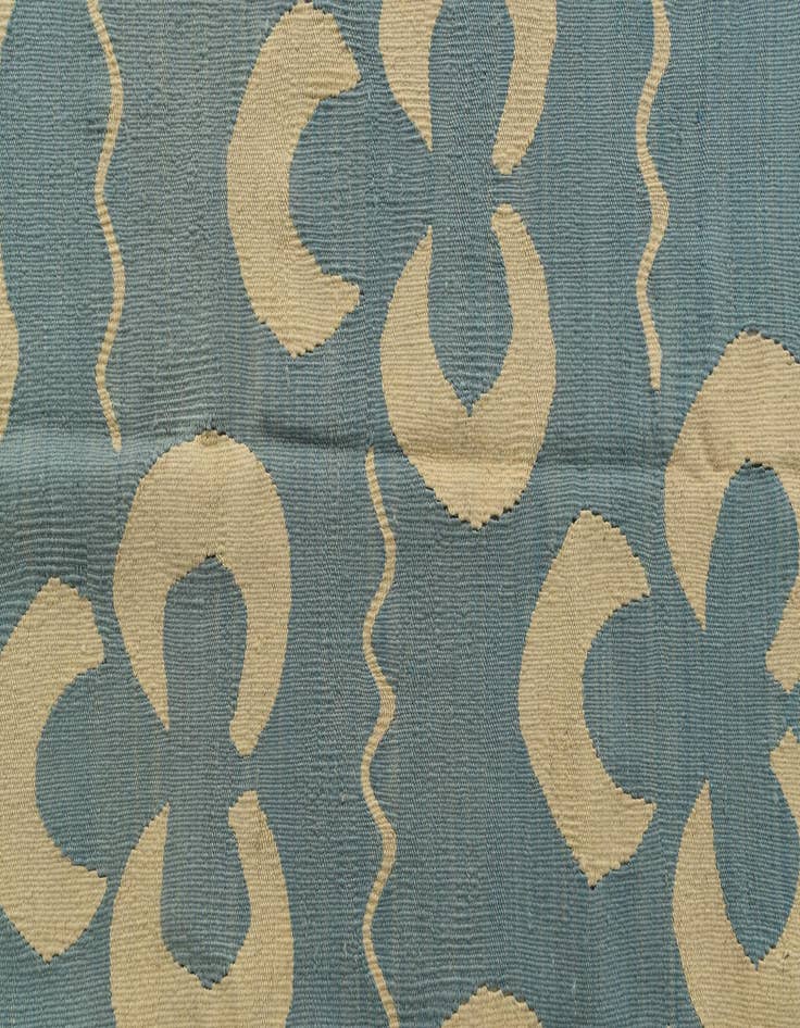 Detail image of  5' x 6' 5  Hand Woven Kilim Modern Wool Rug