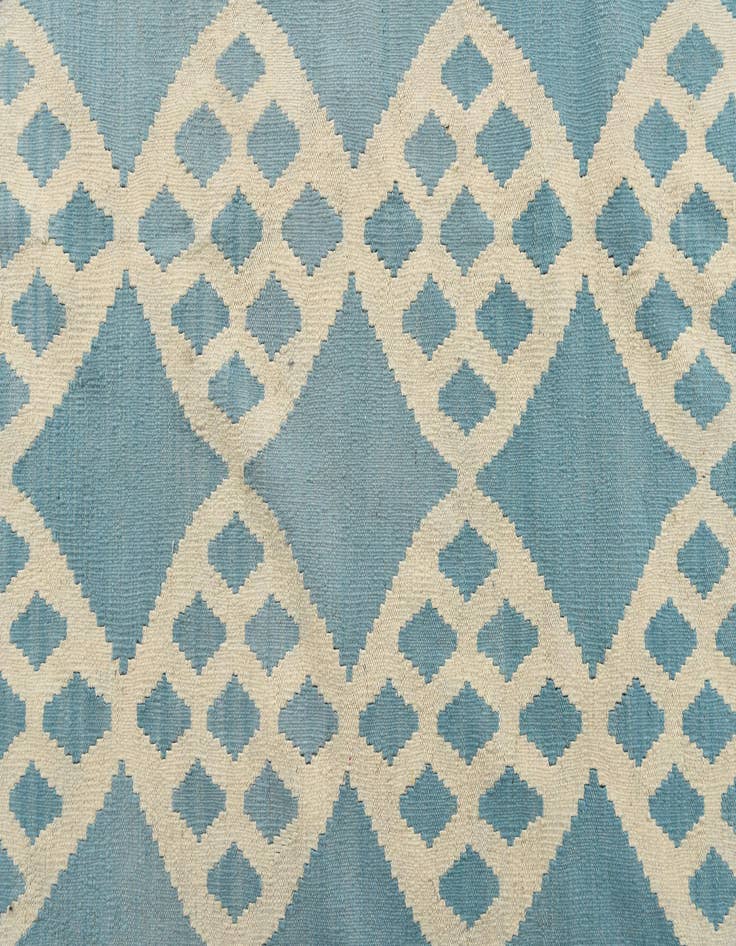 Detail image of  8' 7 x 11' 8  Hand Woven Kilim Modern Wool Rug