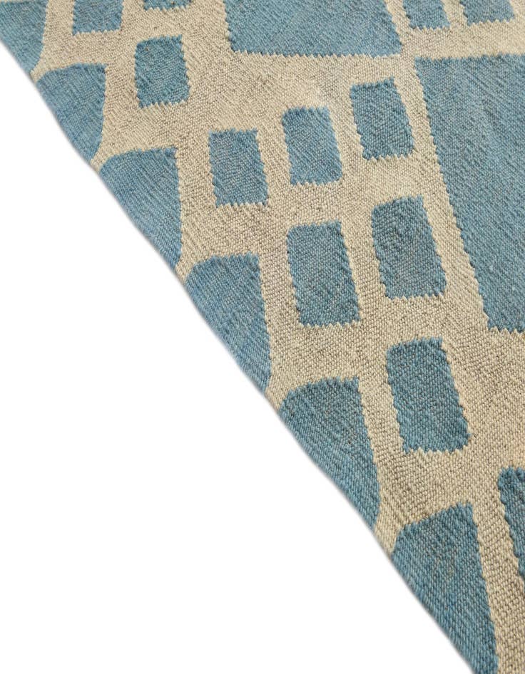 Detail image of  8' 9 x 9' 8  Hand Woven Kilim Modern Wool Rug