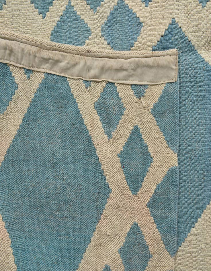 Detail image of  8' 9 x 9' 8  Hand Woven Kilim Modern Wool Rug