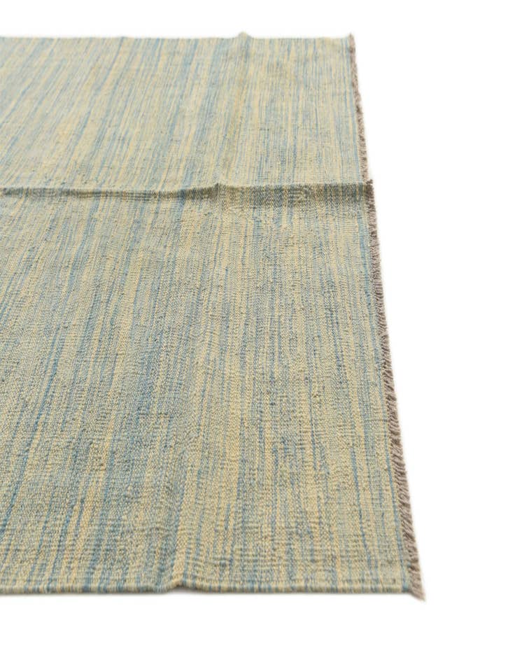 Detail image of  4' 1 x 6'  Hand Woven Kilim Modern Wool Rug