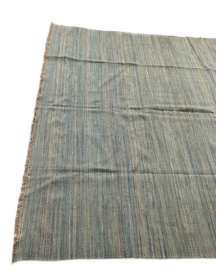 Detail image of  6' 4 x 9' 6  Hand Woven Kilim Modern Wool Rug