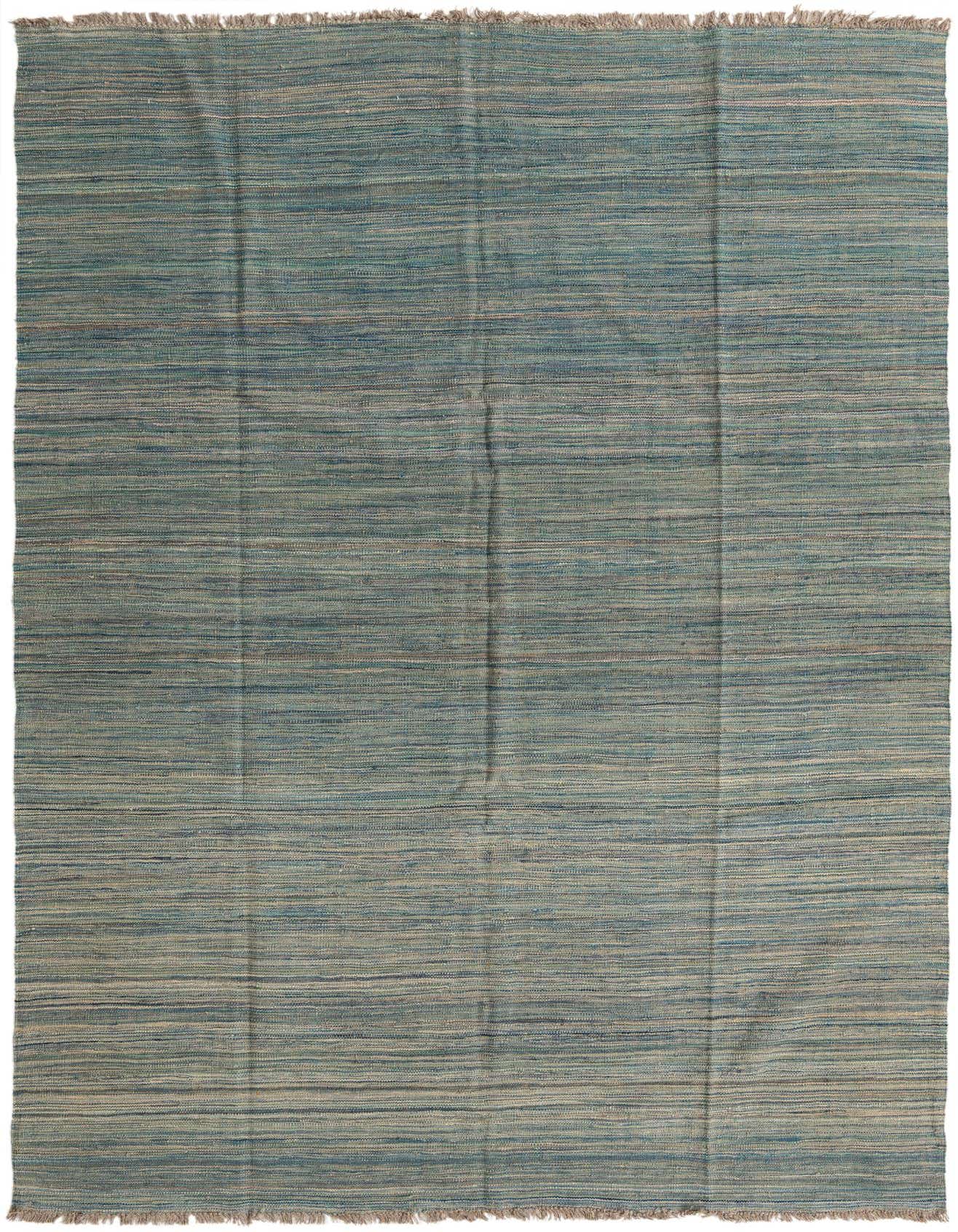 Primary image  6' 4 x 9' 6  Hand Woven Kilim Modern Wool Rug