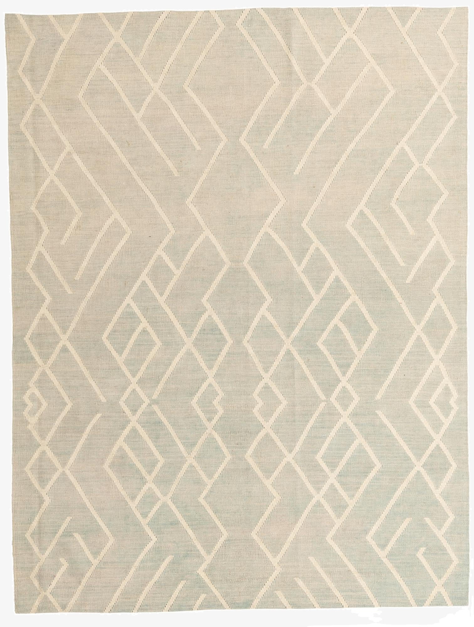  6' x 7' 10  Hand Woven Kilim Modern Wool Rug