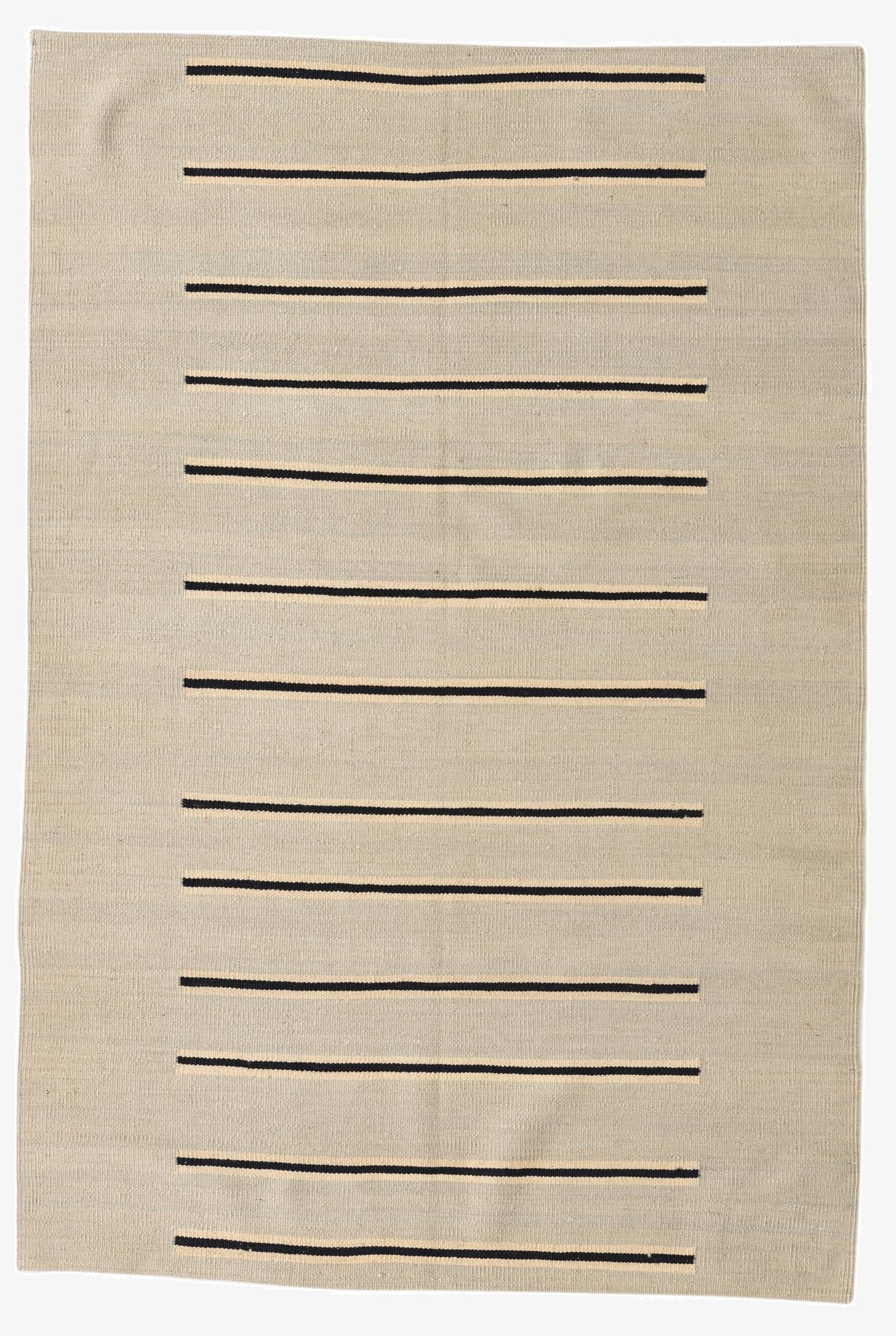  4' x 6'  Hand Woven Kilim Modern Wool Rug