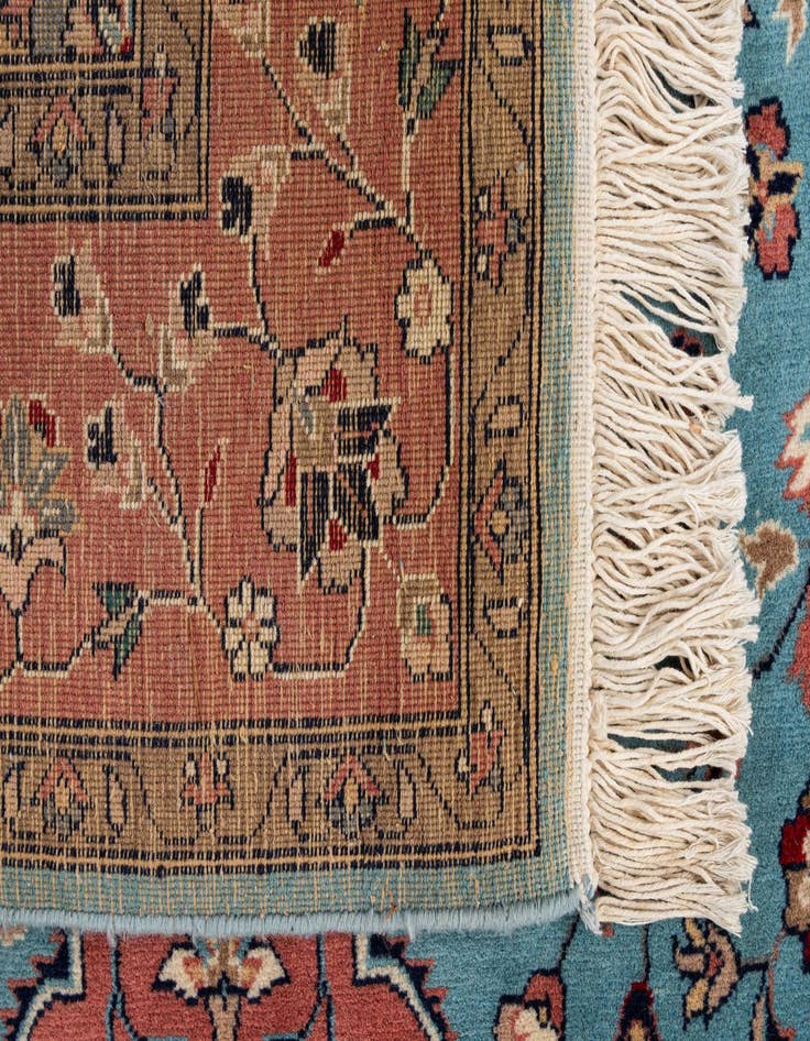 Detail image of  5' 1 x 8' 4  Hand Knotted Lahour Wool Rug