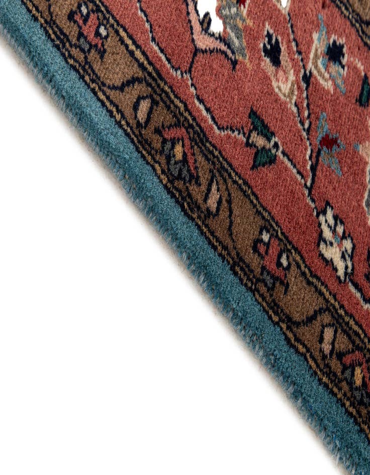 Detail image of  5' 1 x 8' 4  Hand Knotted Lahour Wool Rug