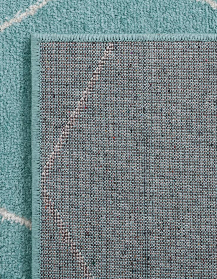 Detail image of  6' x 9' Lattice Frieze Rug