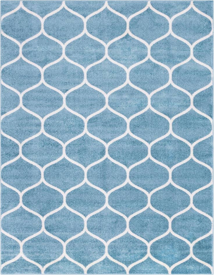Detail image of  10' x 14' Lattice Frieze Rug