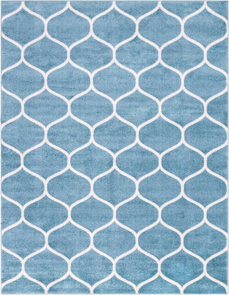 Detail image of  7' x 10' Lattice Frieze Rug