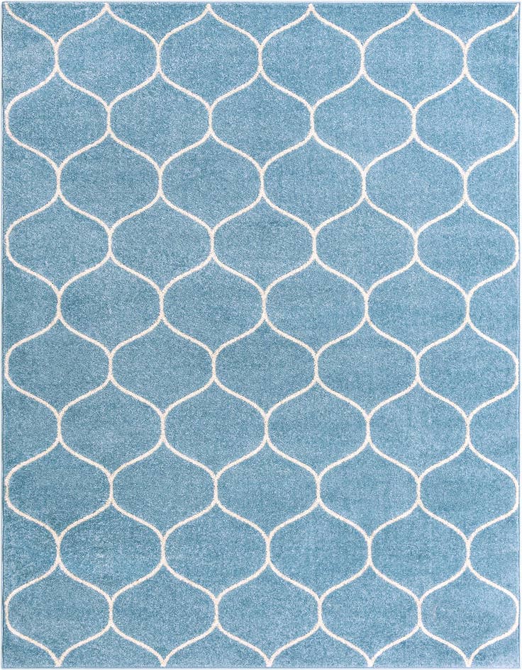 Detail image of  6' x 9' Lattice Frieze Rug