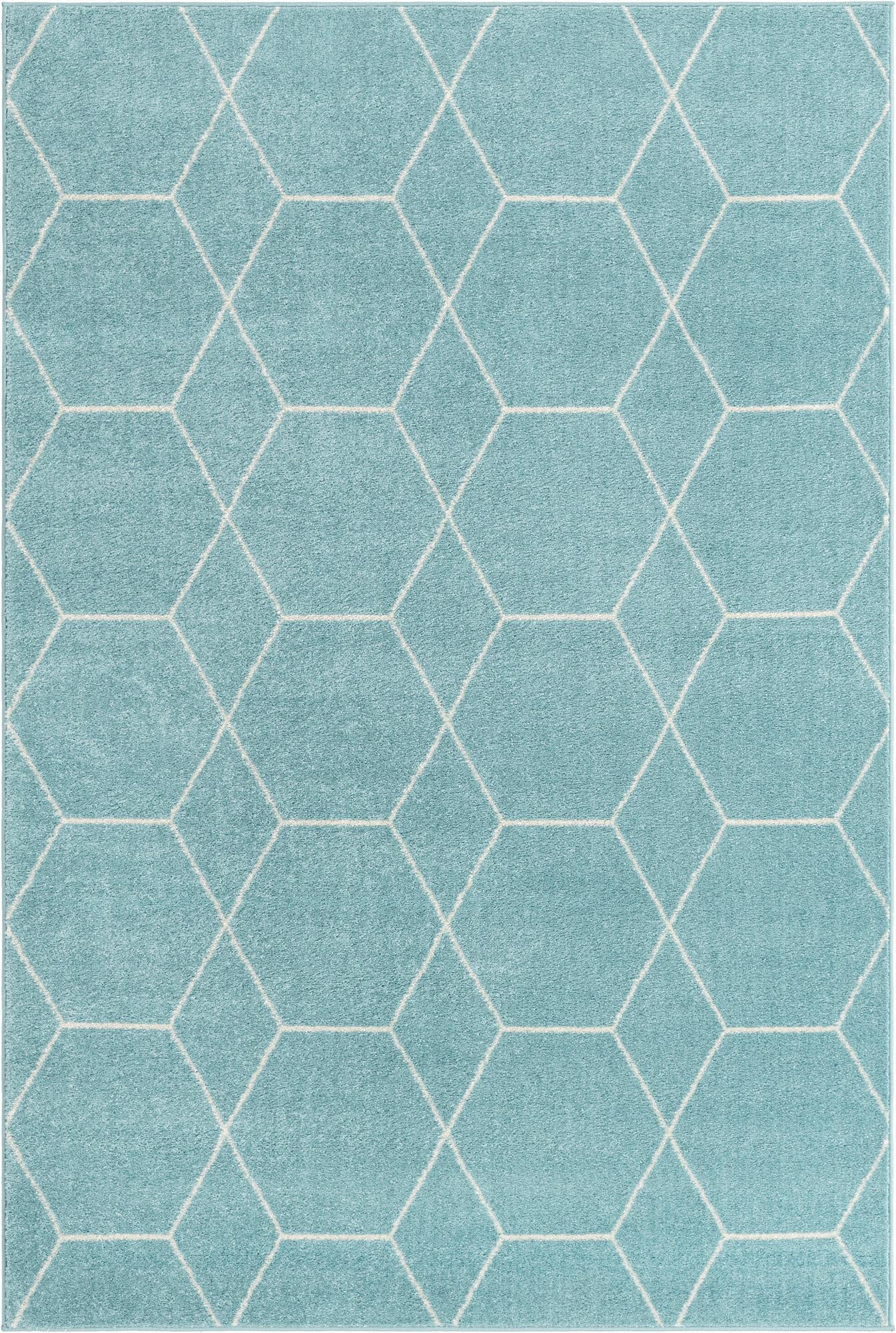  4' x 6' Lattice Frieze Rug