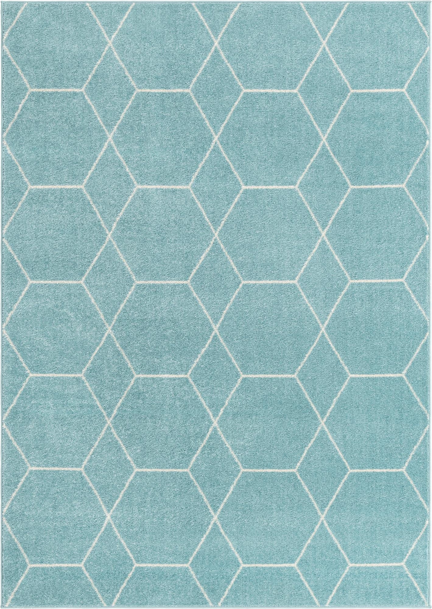  10' x 14' Lattice Frieze Rug