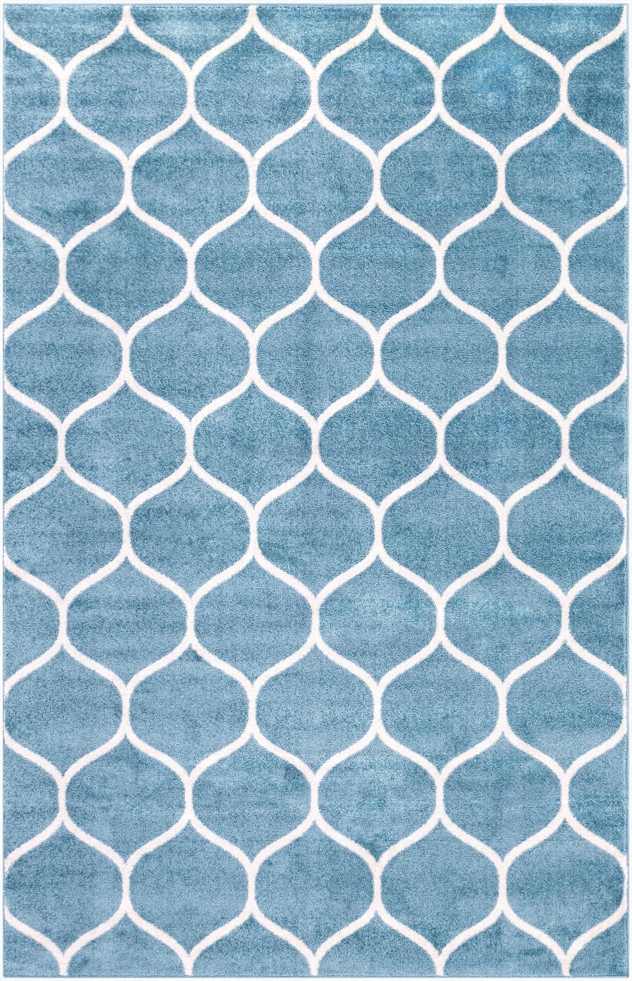  4' x 6' Lattice Frieze Rug