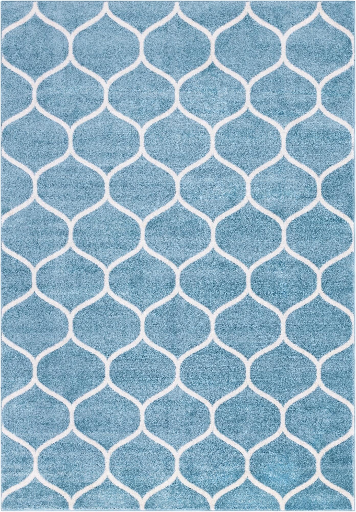  10' x 14' Lattice Frieze Rug